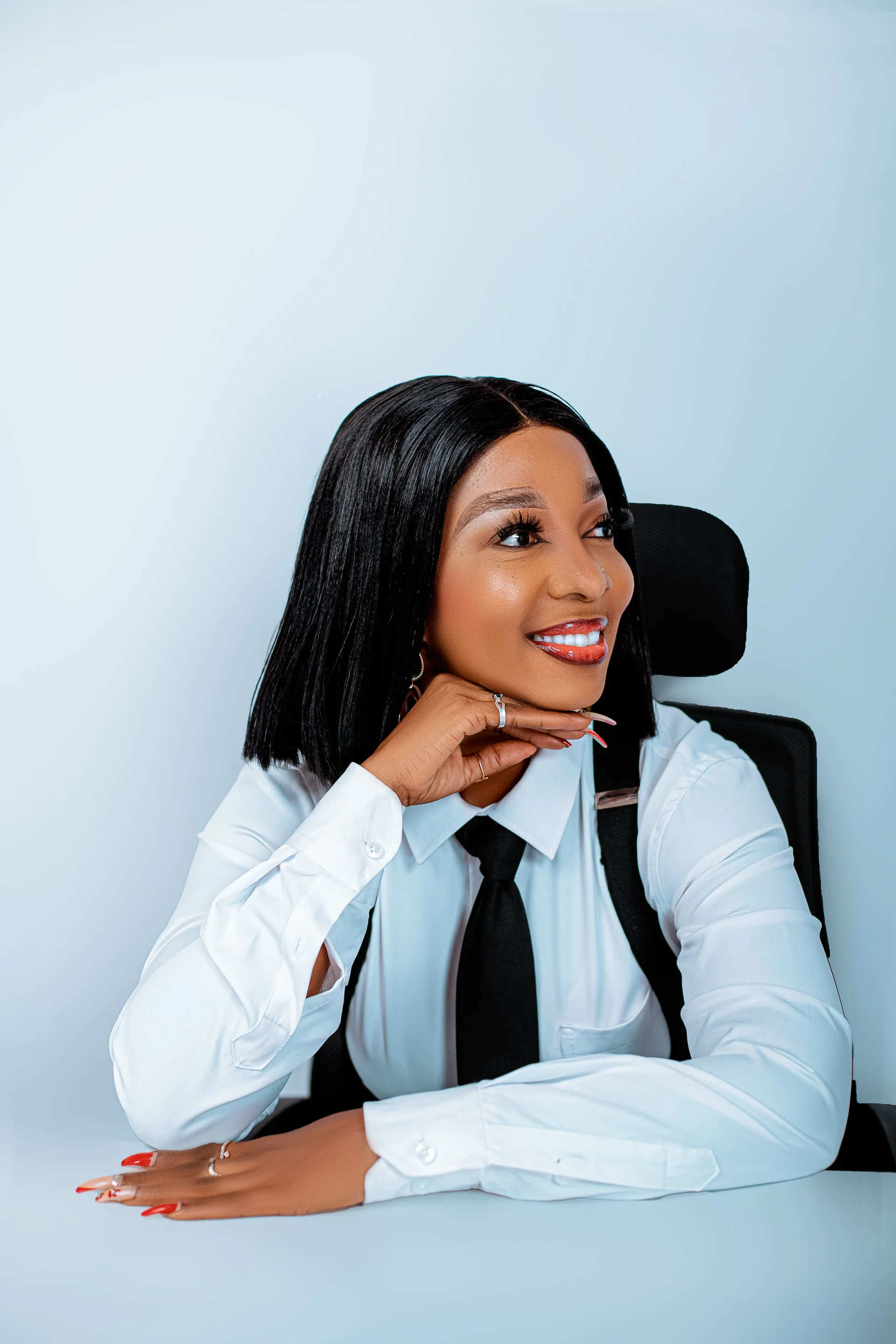 Confident African business executive portrait representing leadership coaching clients